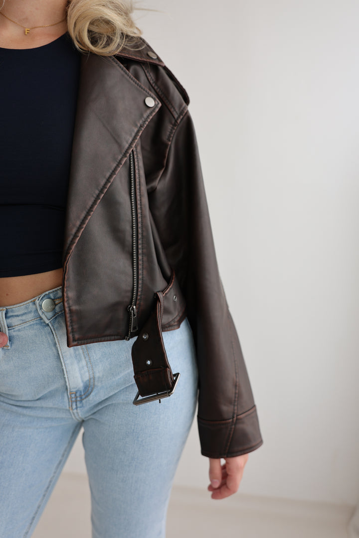 Short Lederjacket Famous