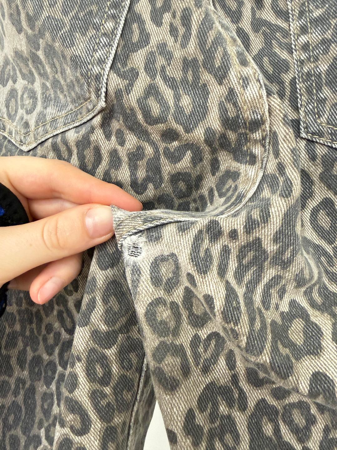 LEOPARD DENIM MOM JEANS GR.40 (B-WARE)