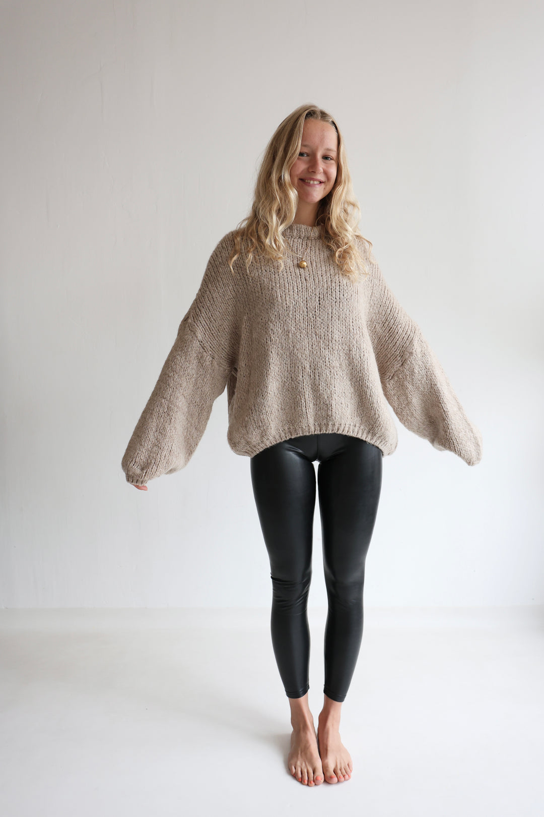 Lederleggings Casual Fit