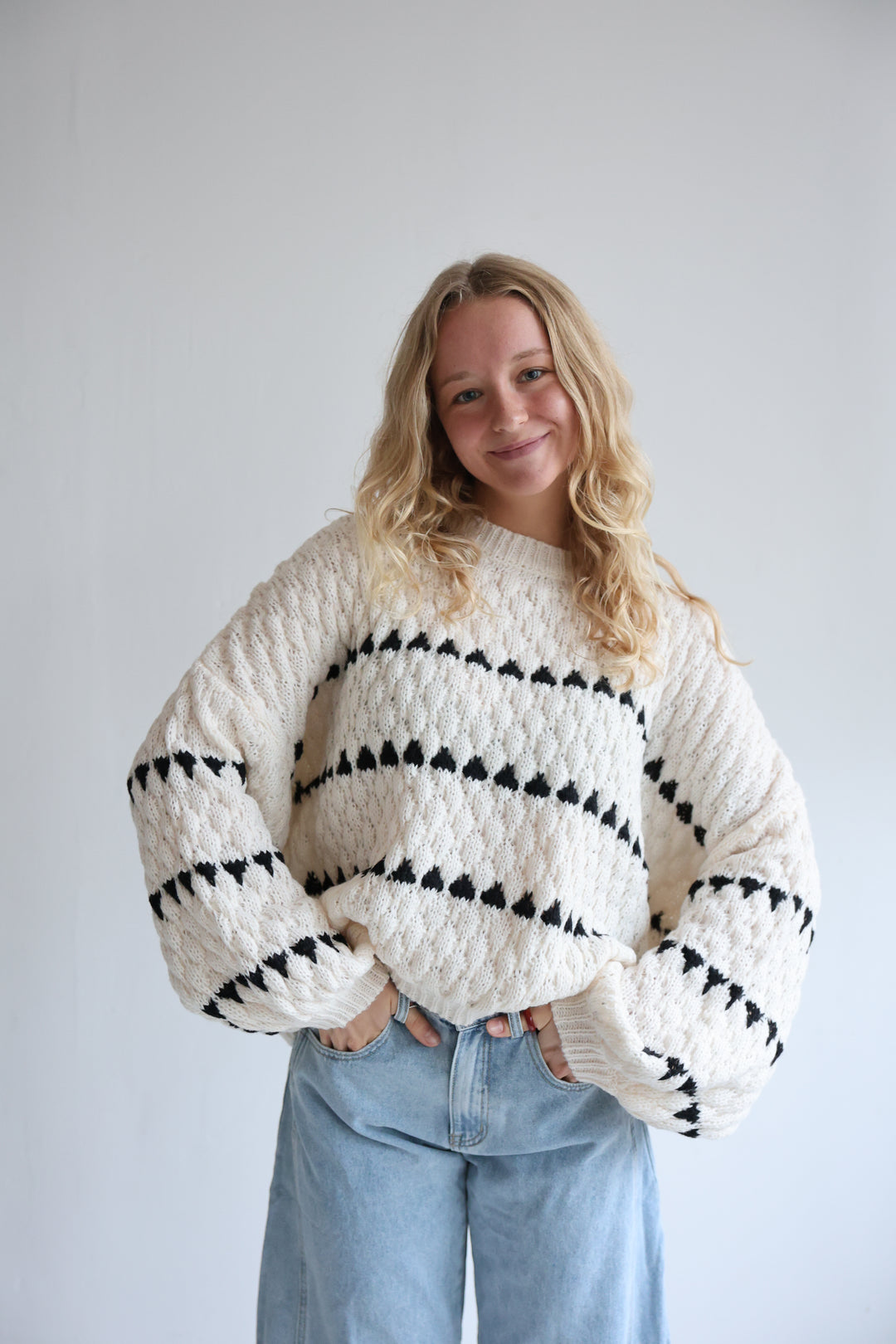 Bubble Knit Pullover
