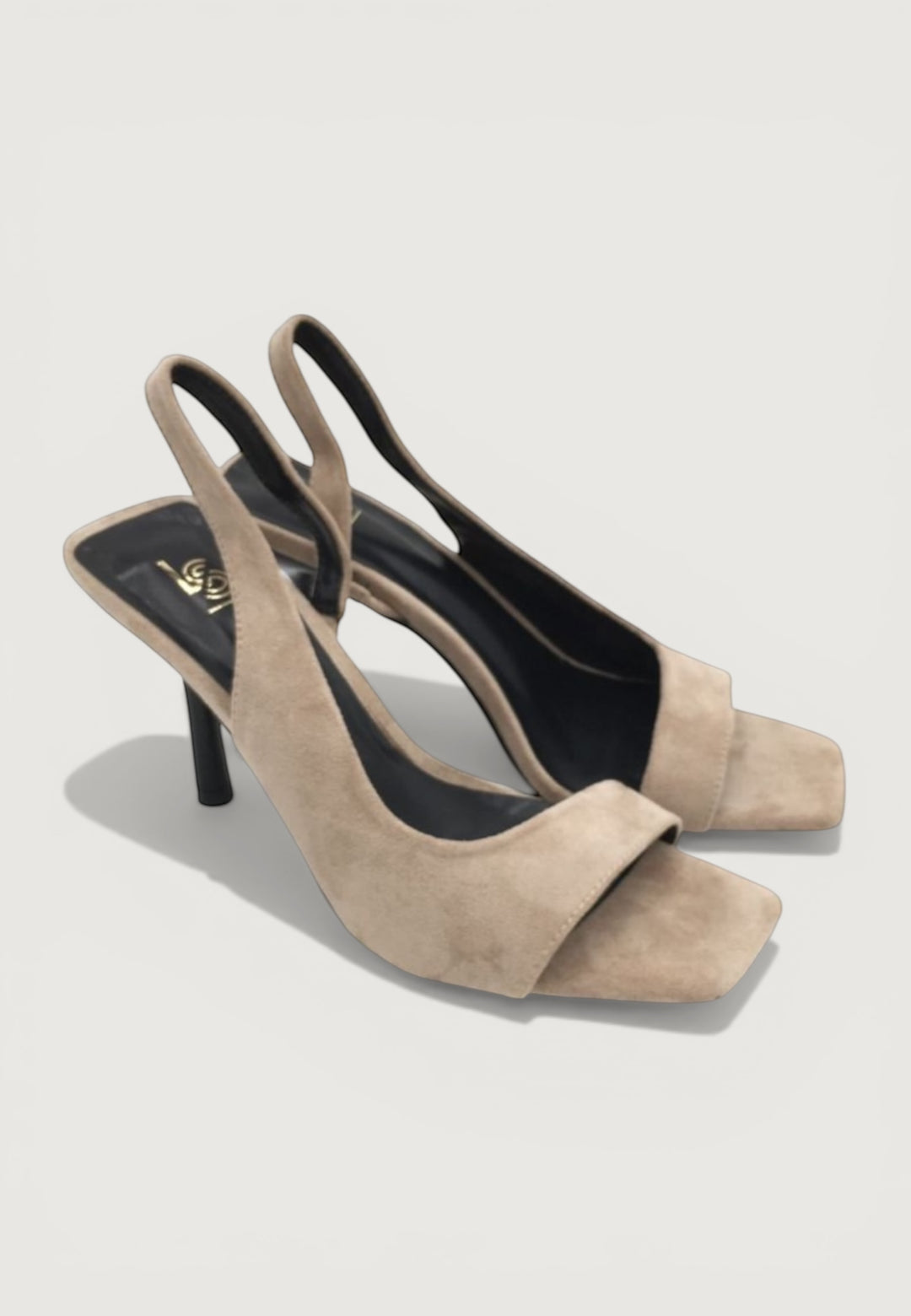 Square Toe Slingback Pumps
