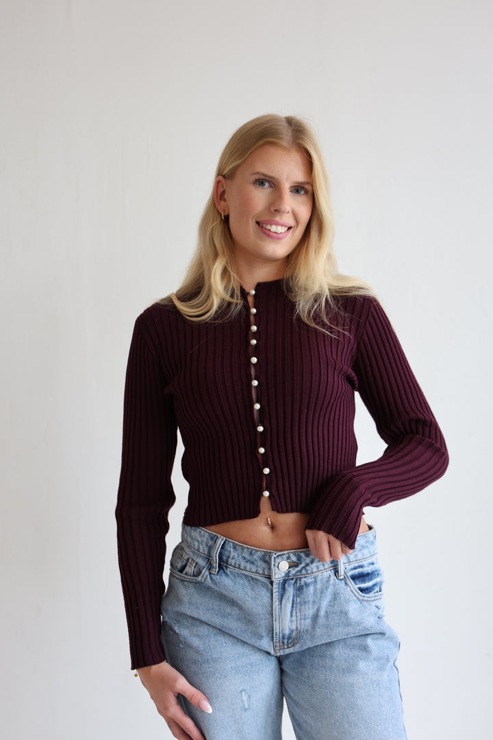 Pearl Line Cardigan
