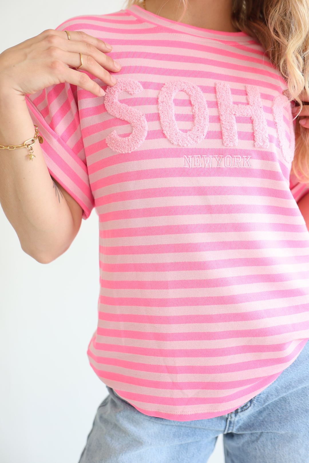 Gestreiftes T-Shirt Soho New York