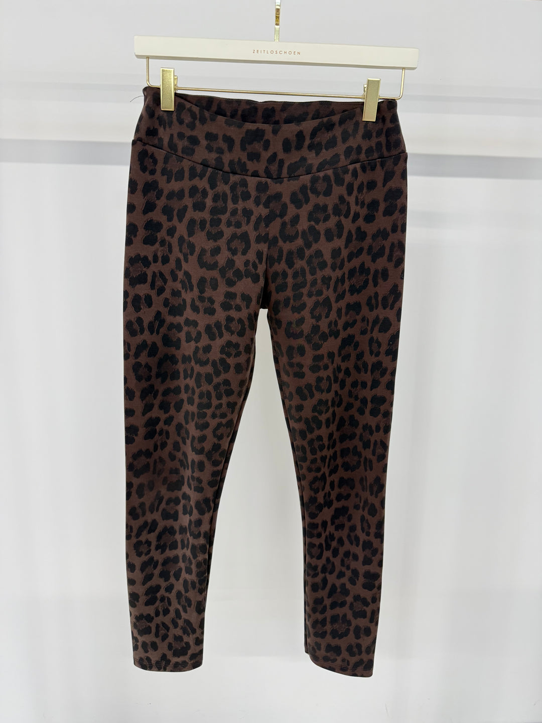 CASUAL LEGGINS WILD LOVE DARK CHOCOLATE (B-WARE)