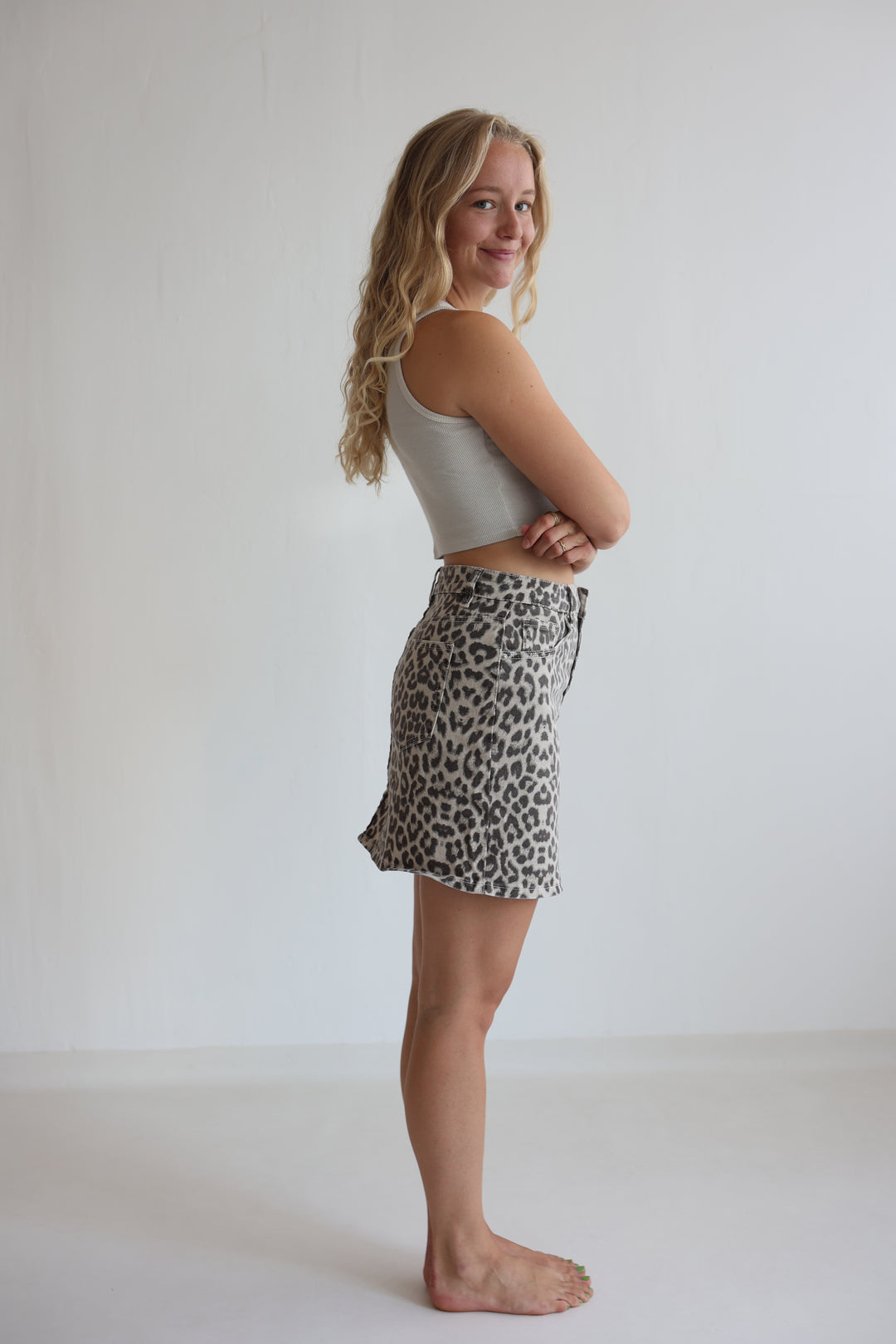 Wild Denim Skirt