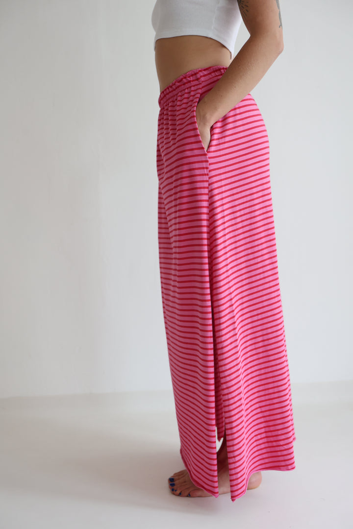 Striped Sweat Skirt