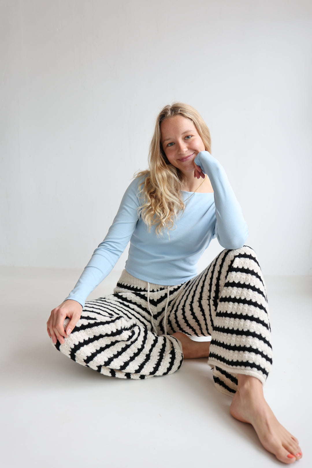 Summer Knit Pants Holly