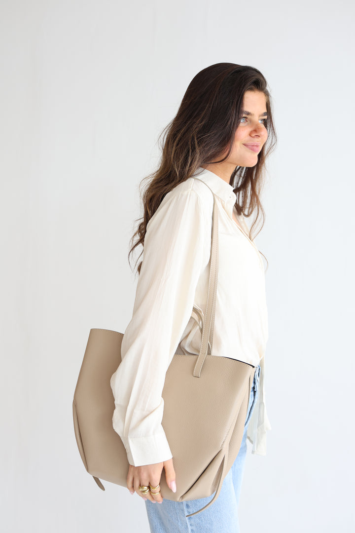 Timeless Leather Tote Bag