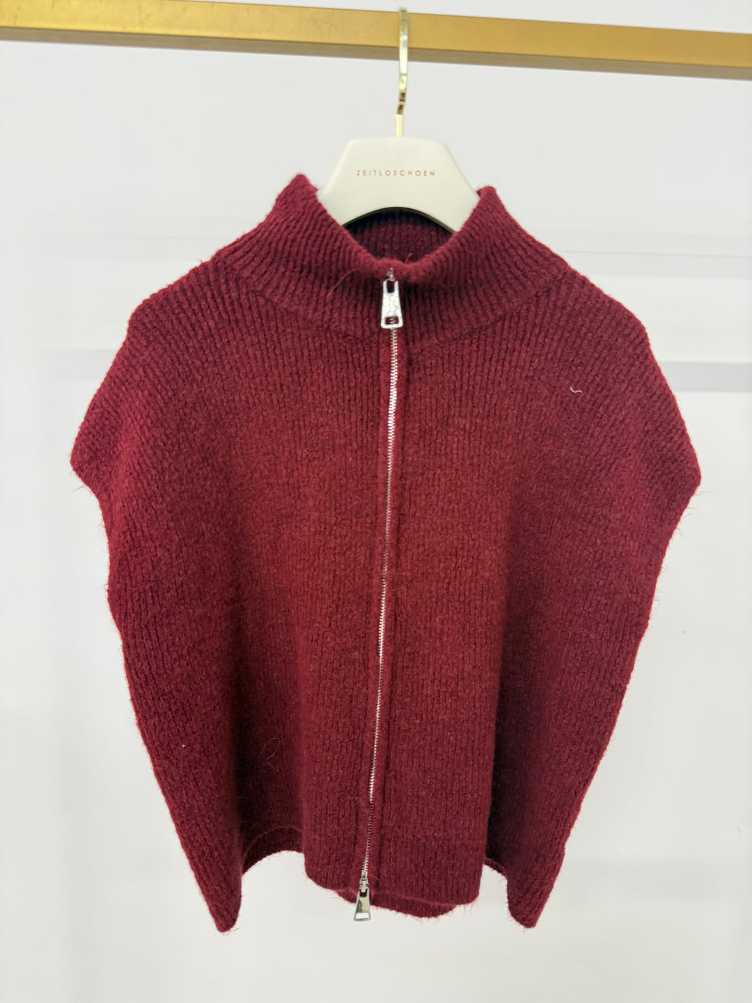 CASUAL ZIPPER WESTE BORDEAUX (B-WARE)