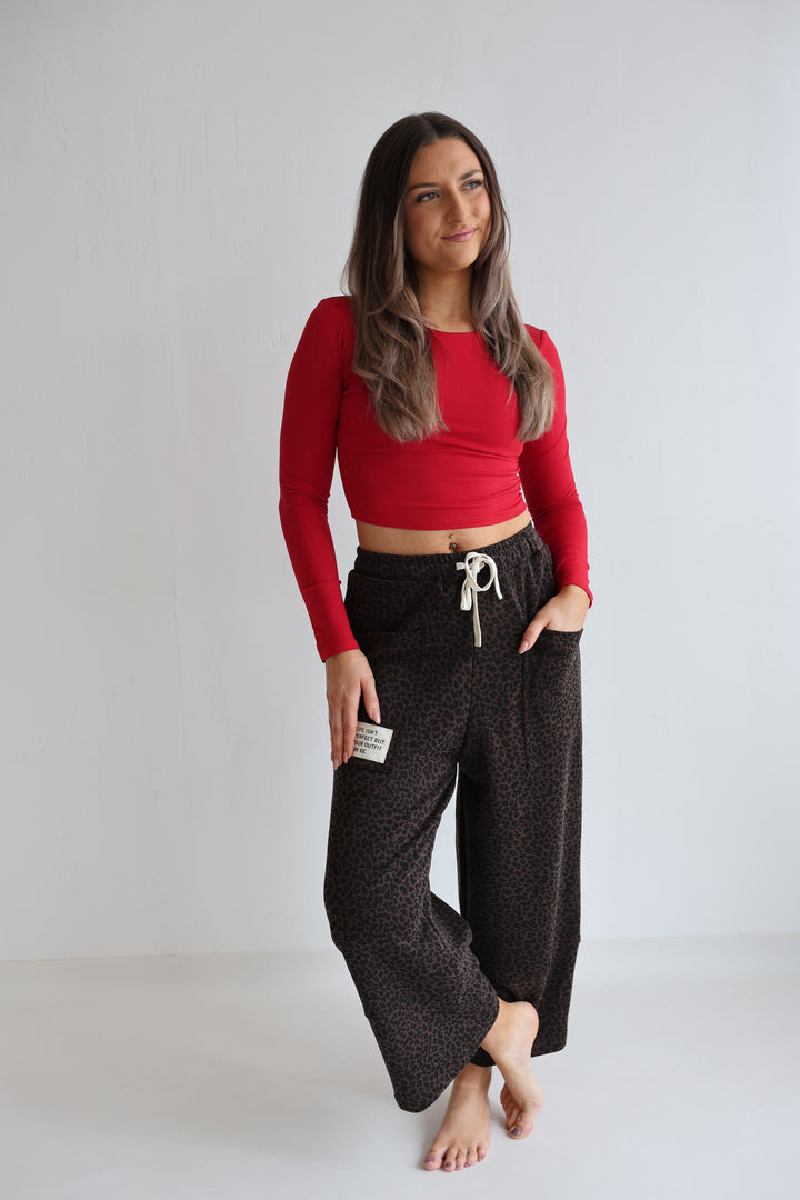 Sweatpants mit Leoprint Everyday