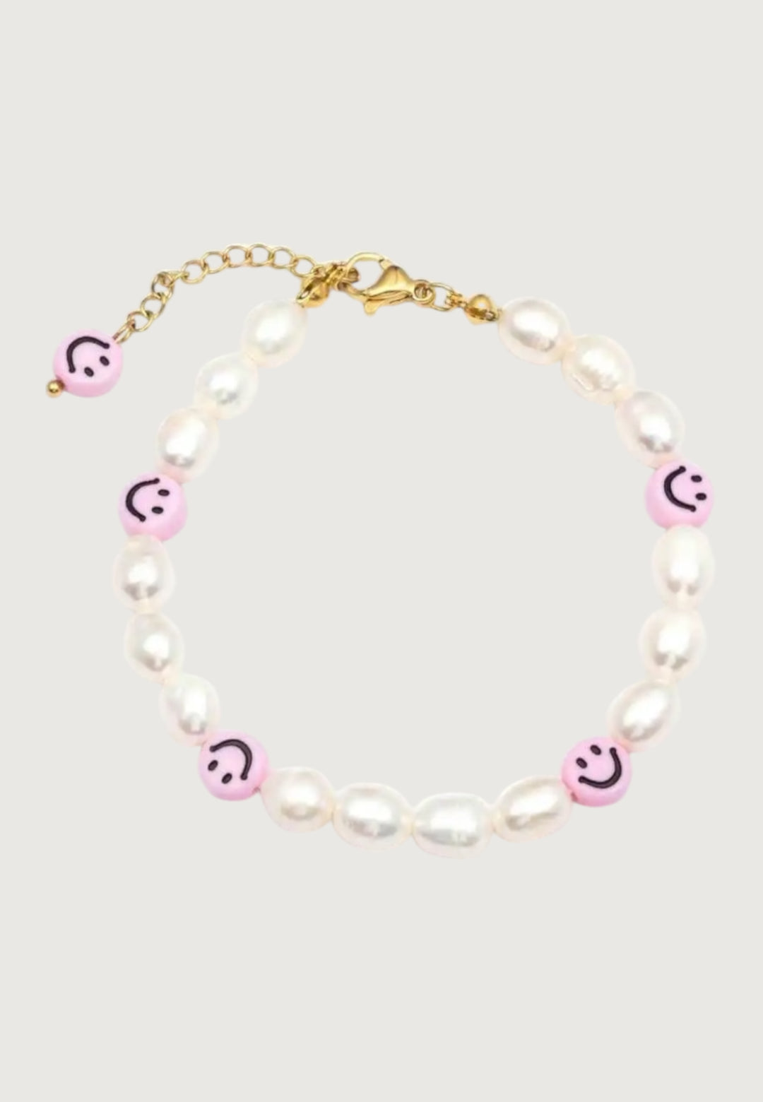 Perlenarmband Smiley
