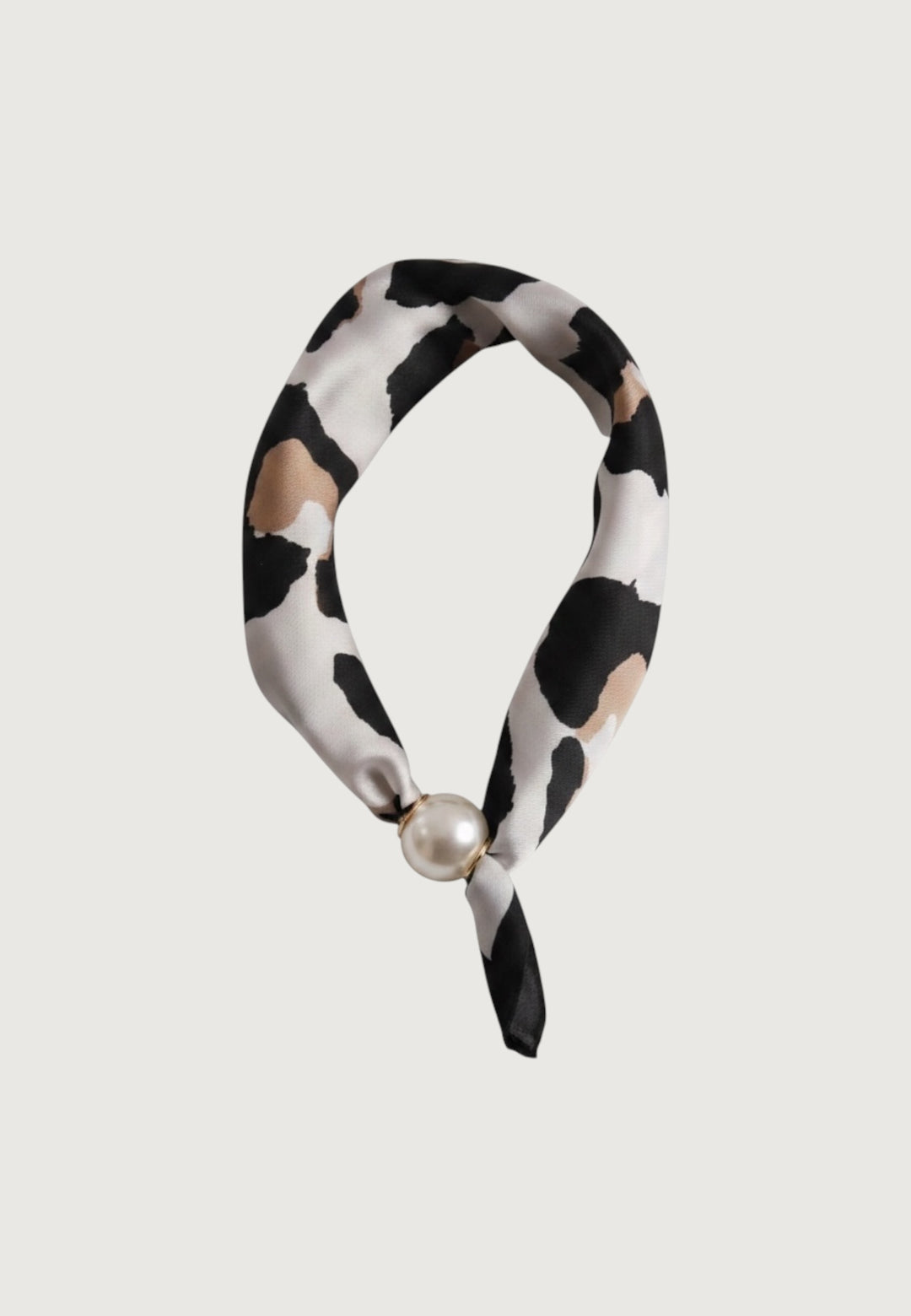 Satin Scarf Perlmutt Pearl