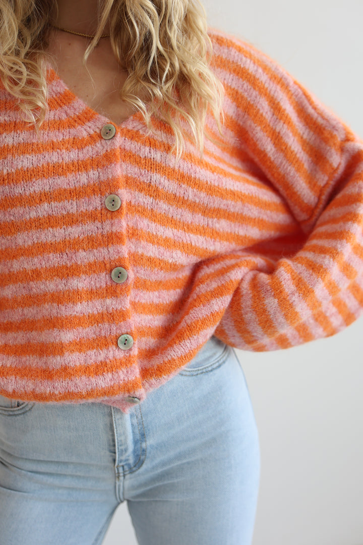 Gestreifter Cardigan Cosima