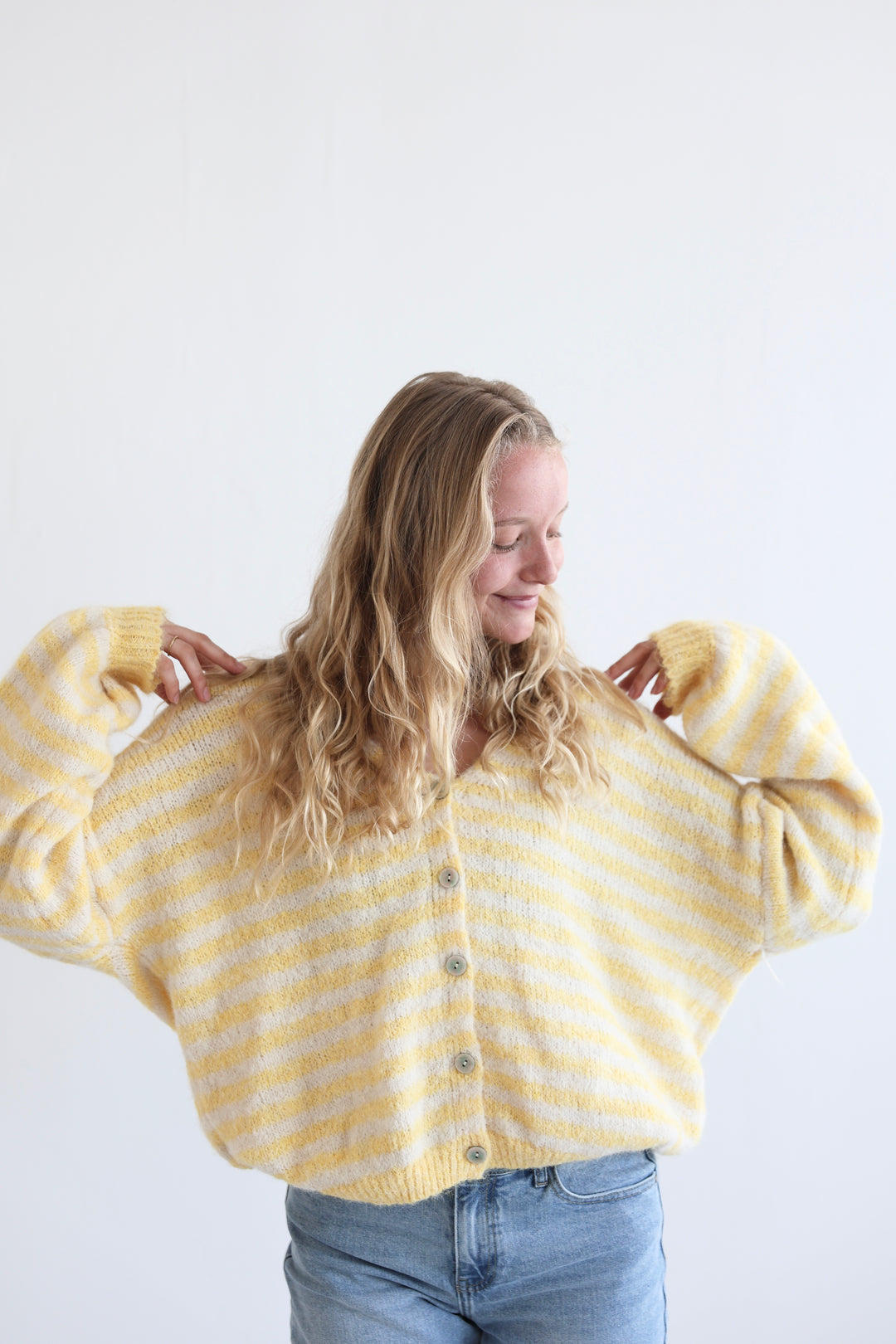 Gestreifter Cardigan Cosima