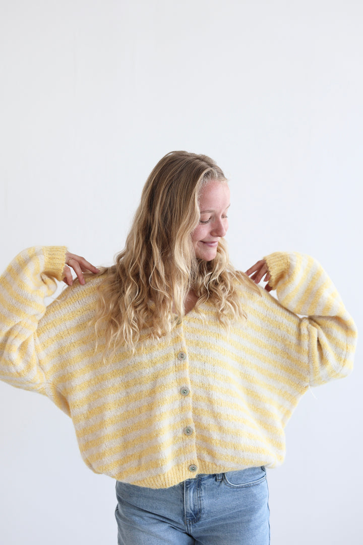 Gestreifter Cardigan Cosima