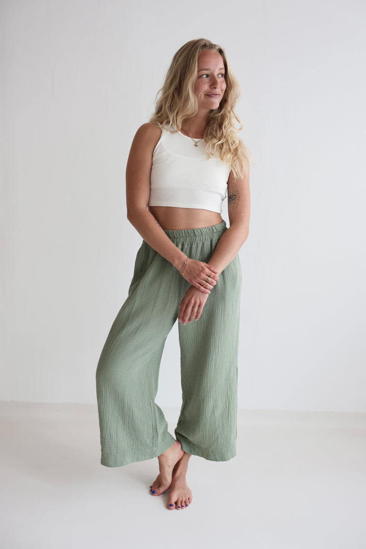 Casual Musselin Pants Petite