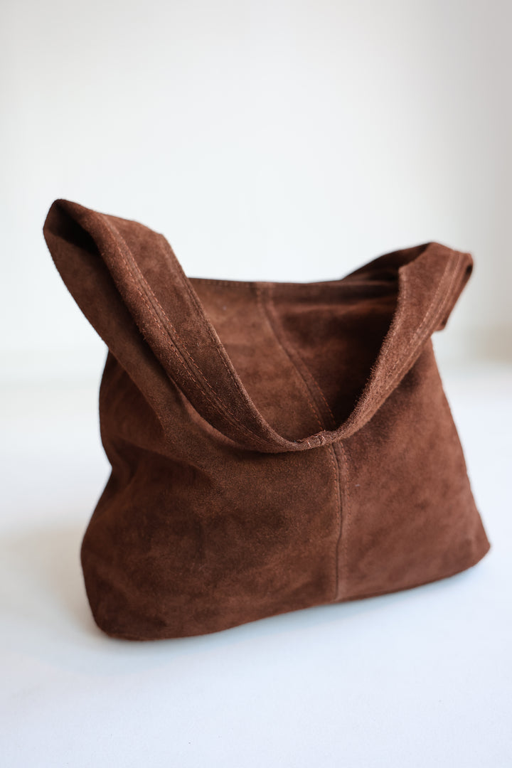Handtasche aus Wildleder Chestnut Dream