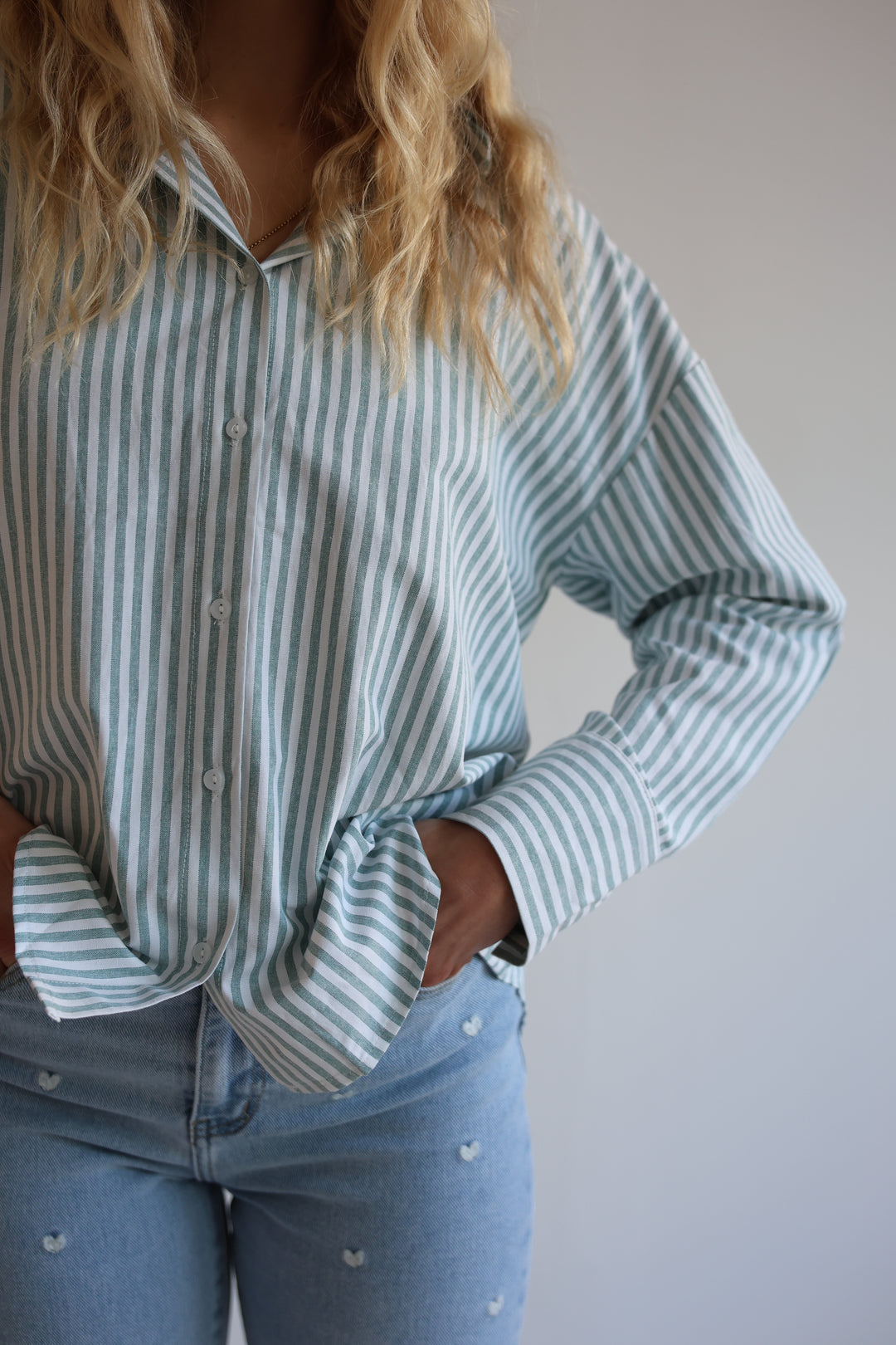 Striped Cotton Blouse
