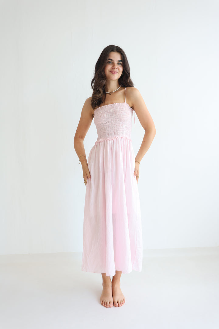 Soft Horizon Cotton Dress