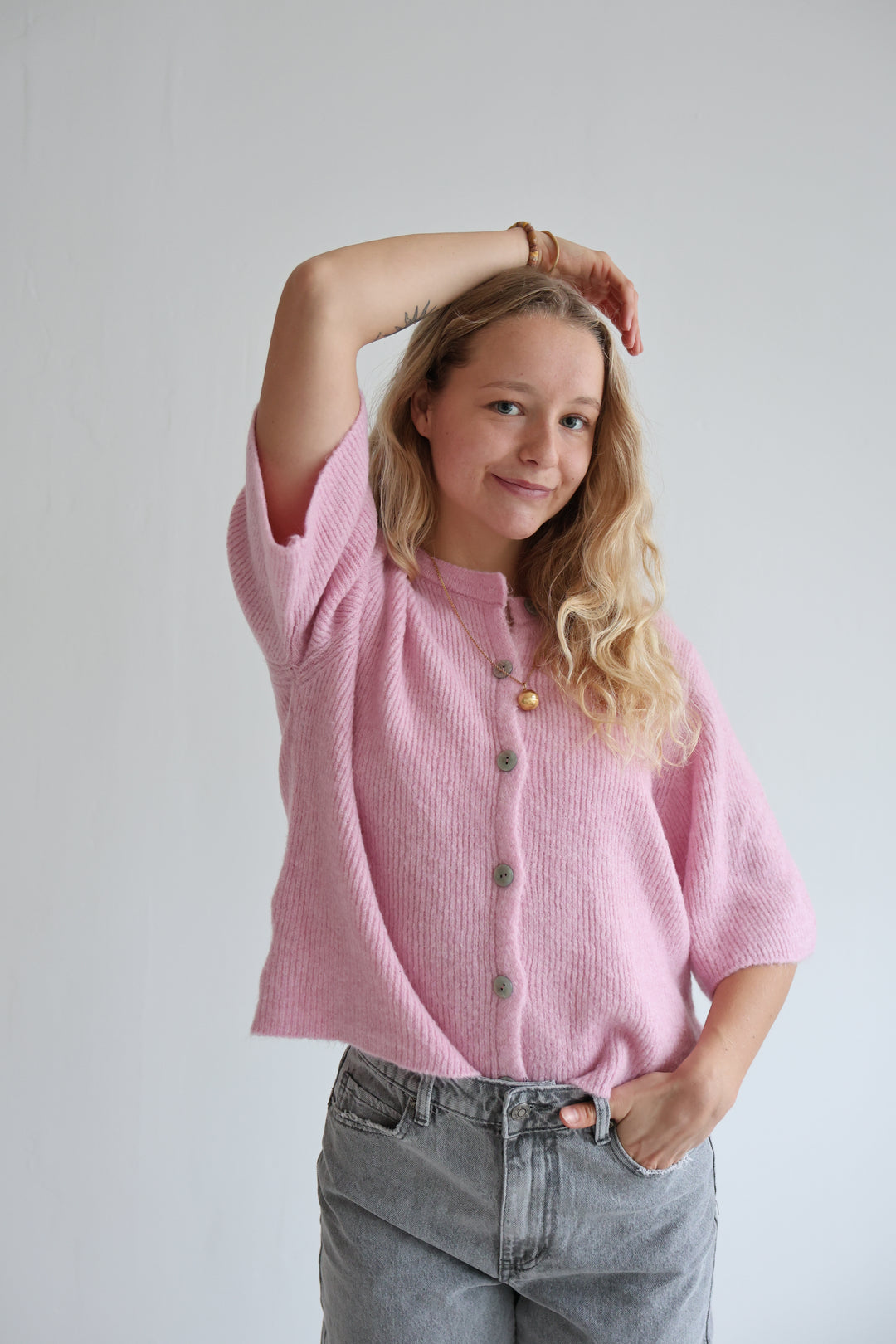 Kurzarm Cardigan Jolina