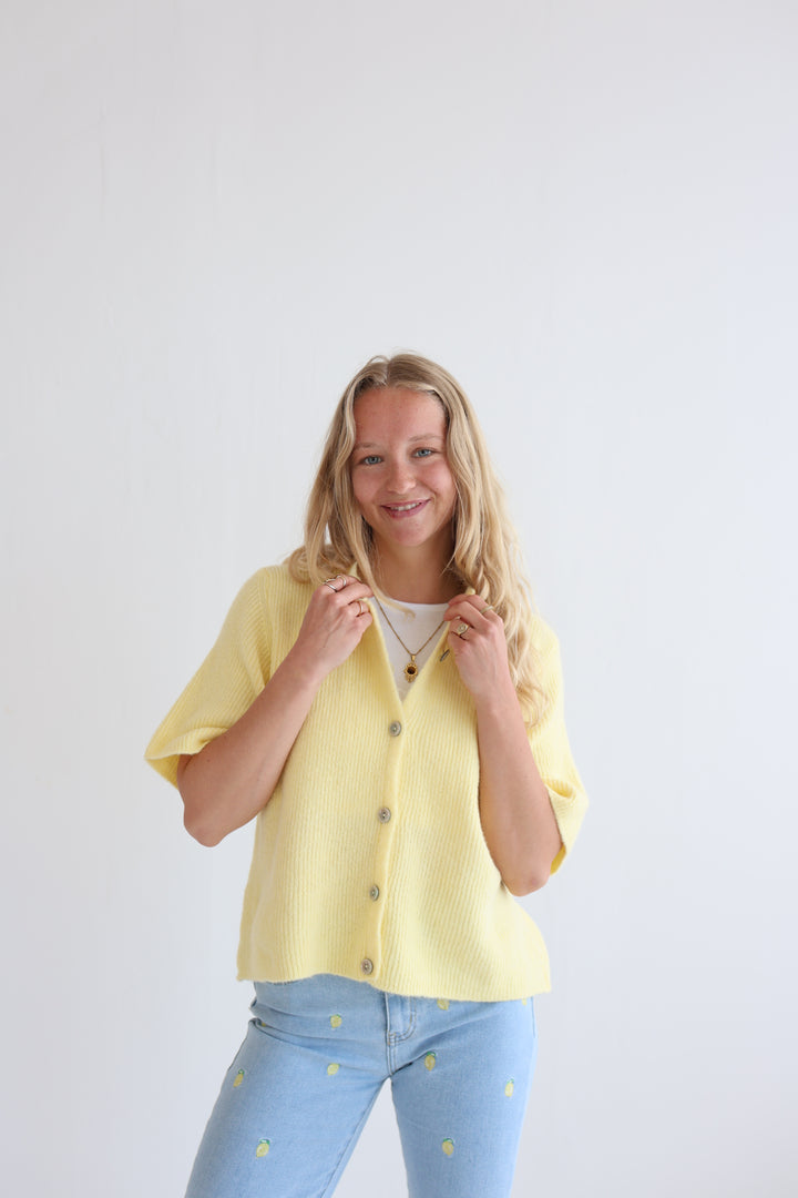 Kurzarm Cardigan Jolina