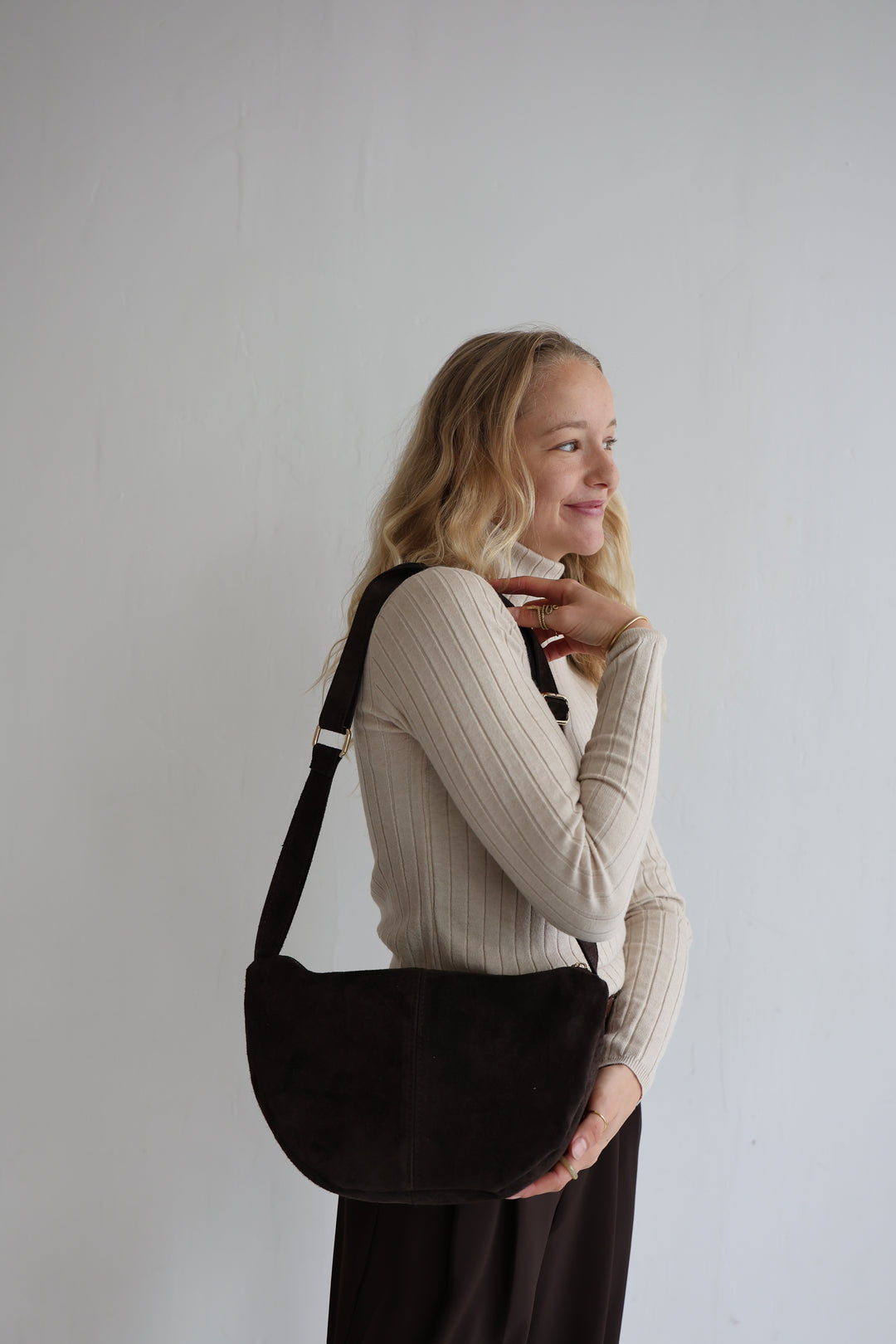 Wildledertasche Maple