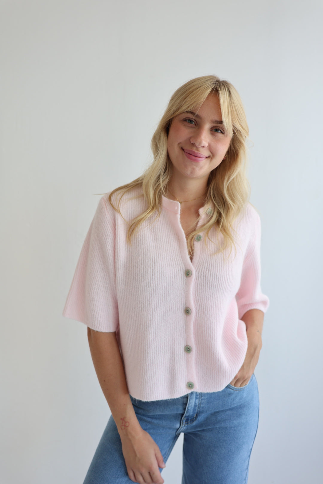 Kurzarm Cardigan Jolina
