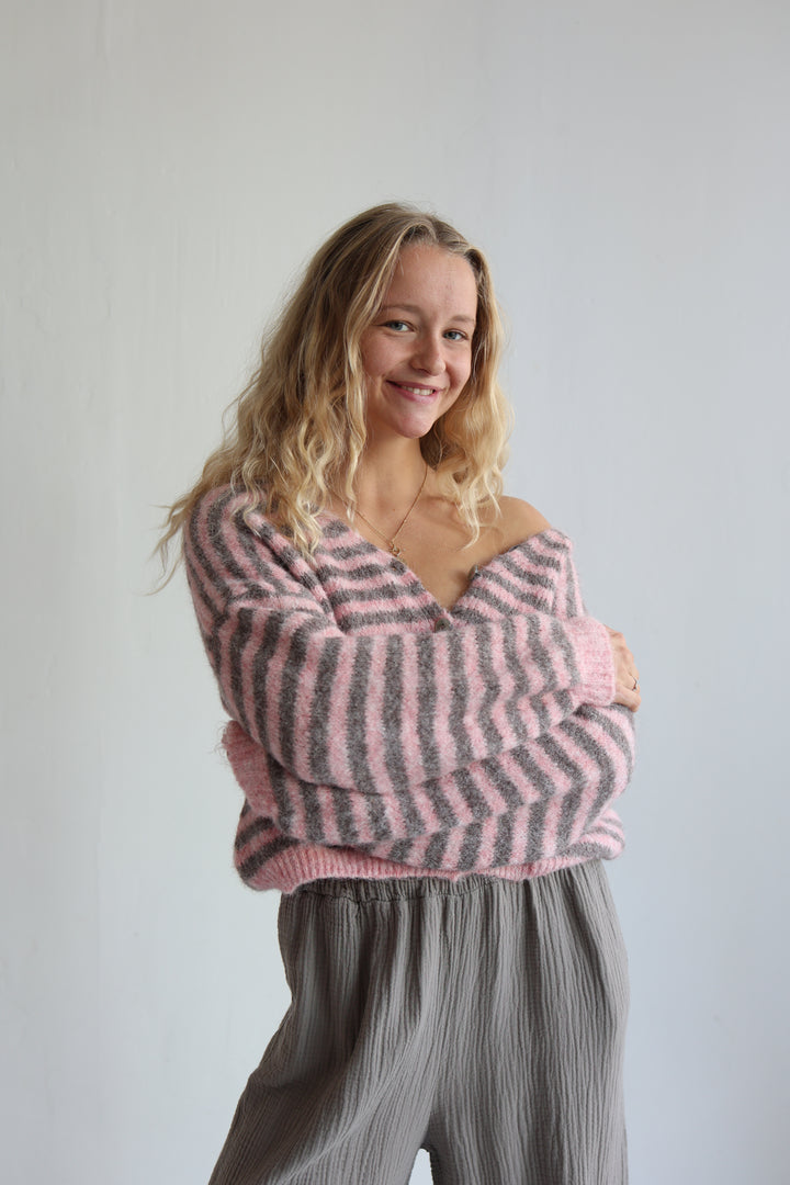 Gestreifter Cardigan Cosima