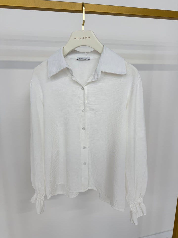 RÜSCHENBLUSE MELLY WEISS (B-WARE)