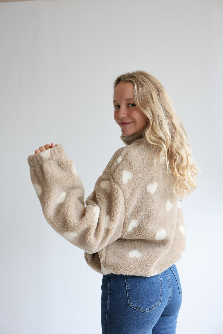 Teddy Zipper Warm Heart