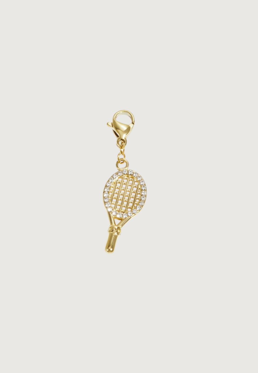 Diamond Racket Charm