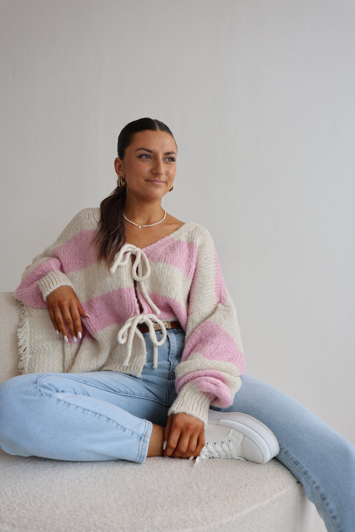 Gestreifter Cardigan Luana