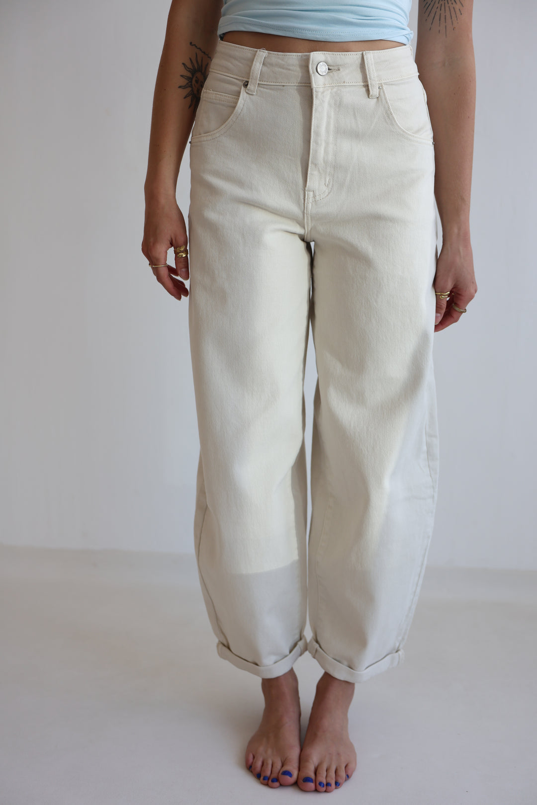Barrel Fit Cocoa Shades Jeans