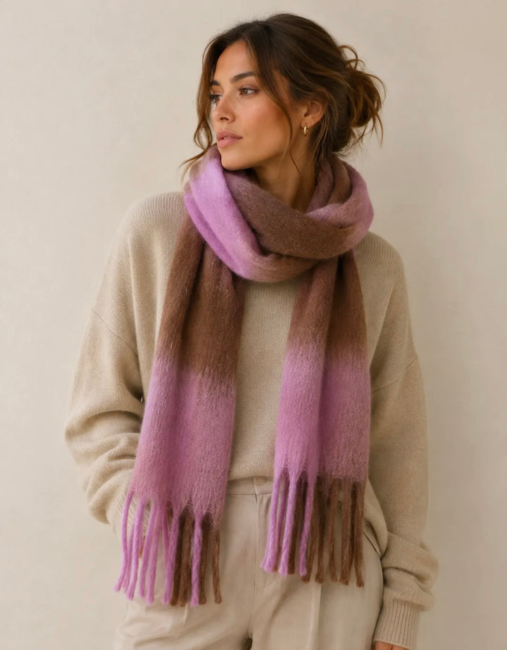 Cotton Candy Cozy Scarf