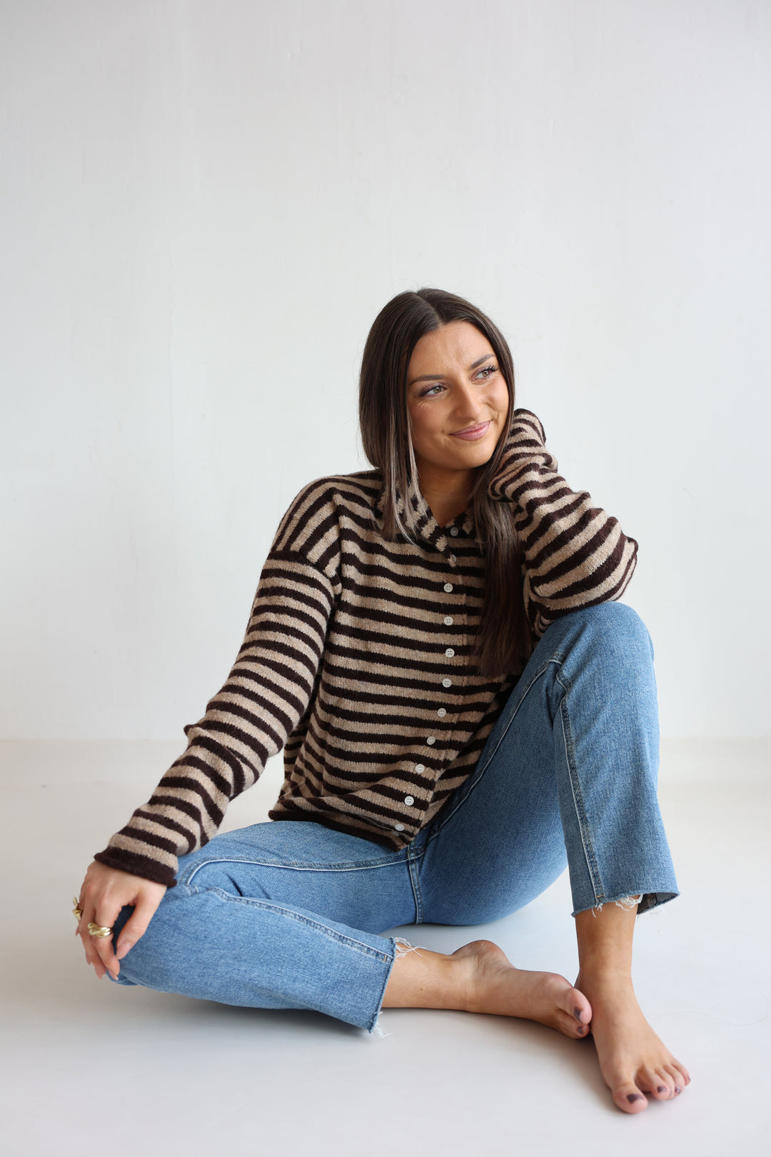 Striped Classy Cardigan