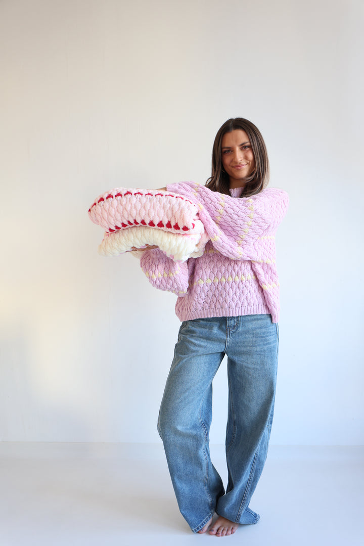 Bubble Knit Pullover