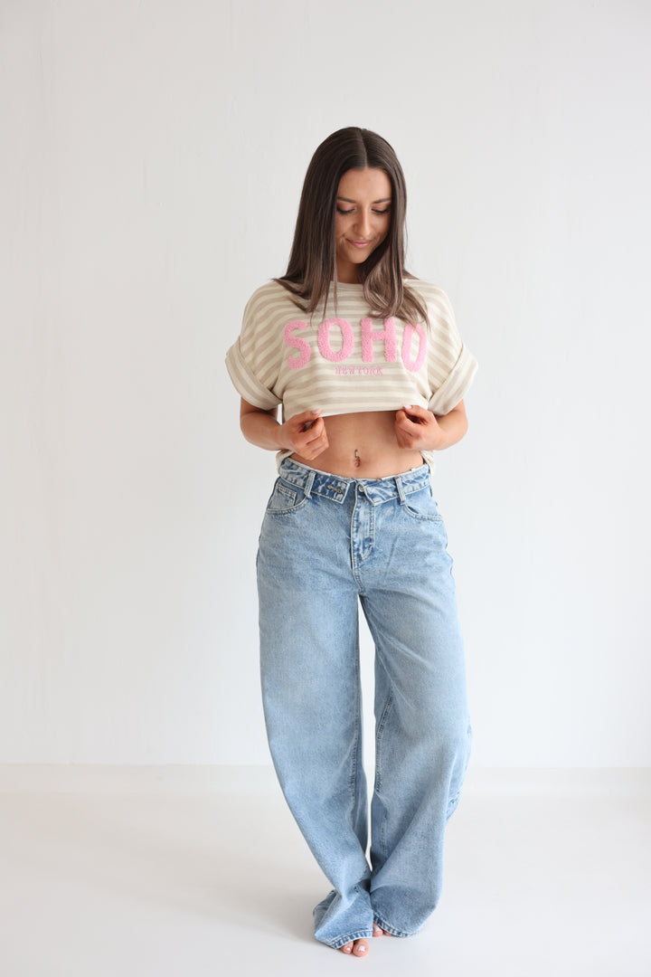 Gestreiftes T-Shirt Soho New York