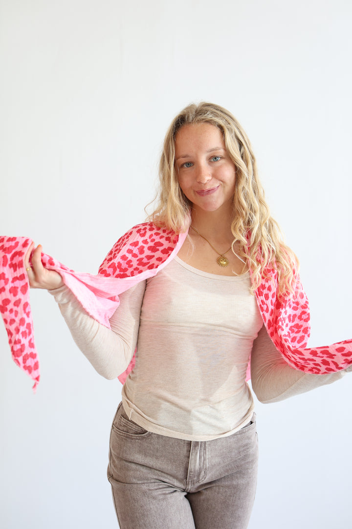 Musselintuch Neon Wild