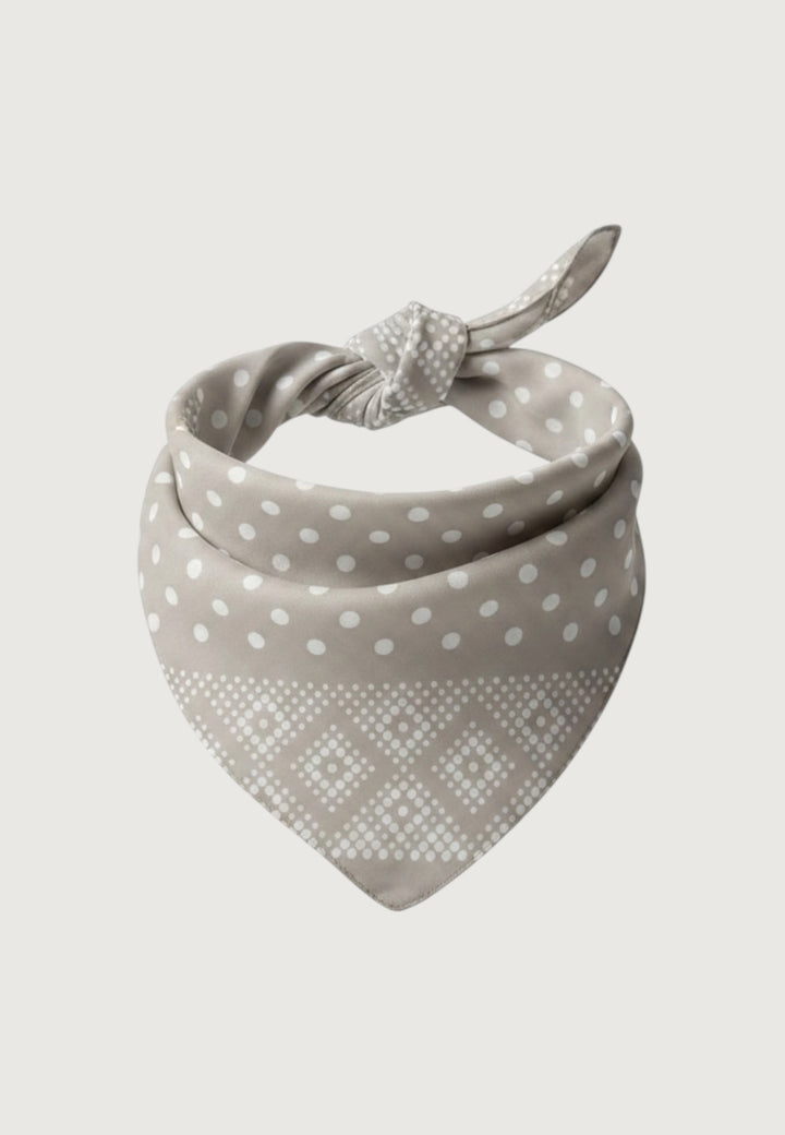 Ivory Ornate Paisley Bandana