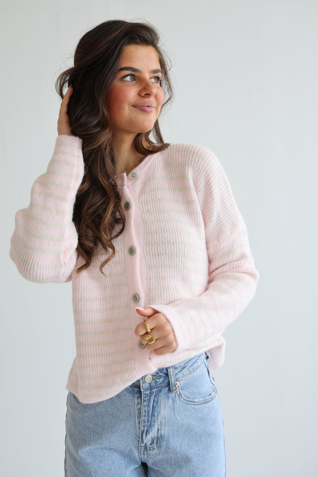 Gestreifter Cardigan Josephine