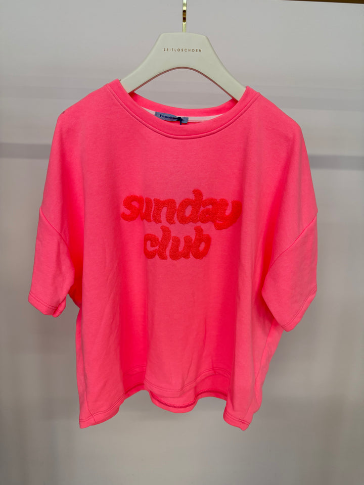 T-SHIRT SUNDAY CLUB PINK (B-WARE)