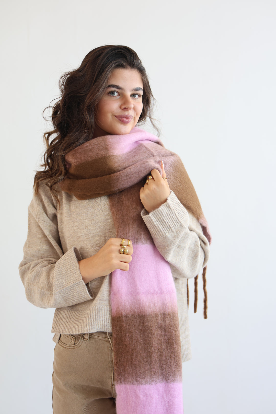 Cotton Candy Cozy Scarf