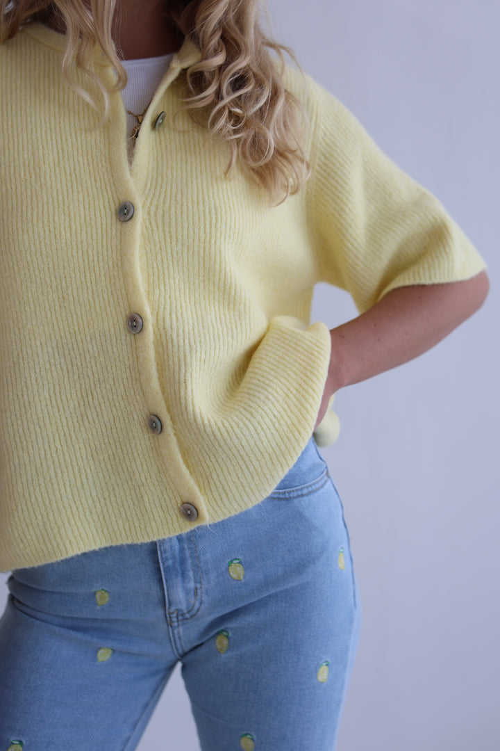 Kurzarm Cardigan Jolina