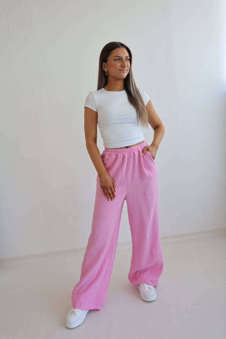 Lange Musselinhose Casual