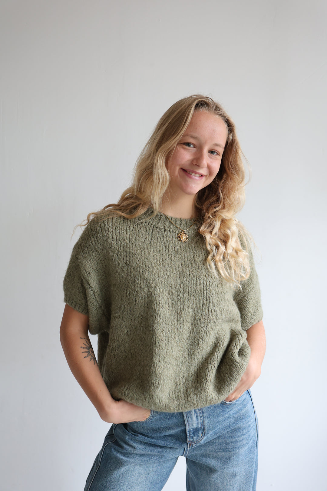 Kurzarm Oversize Pullover Merve