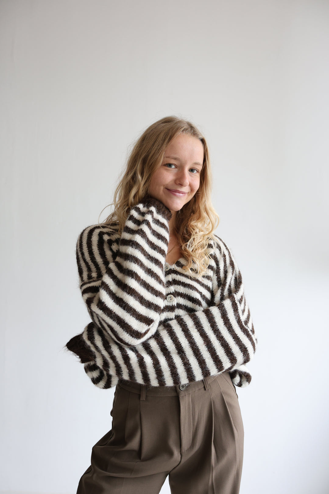 Gestreifter Cardigan Cosima