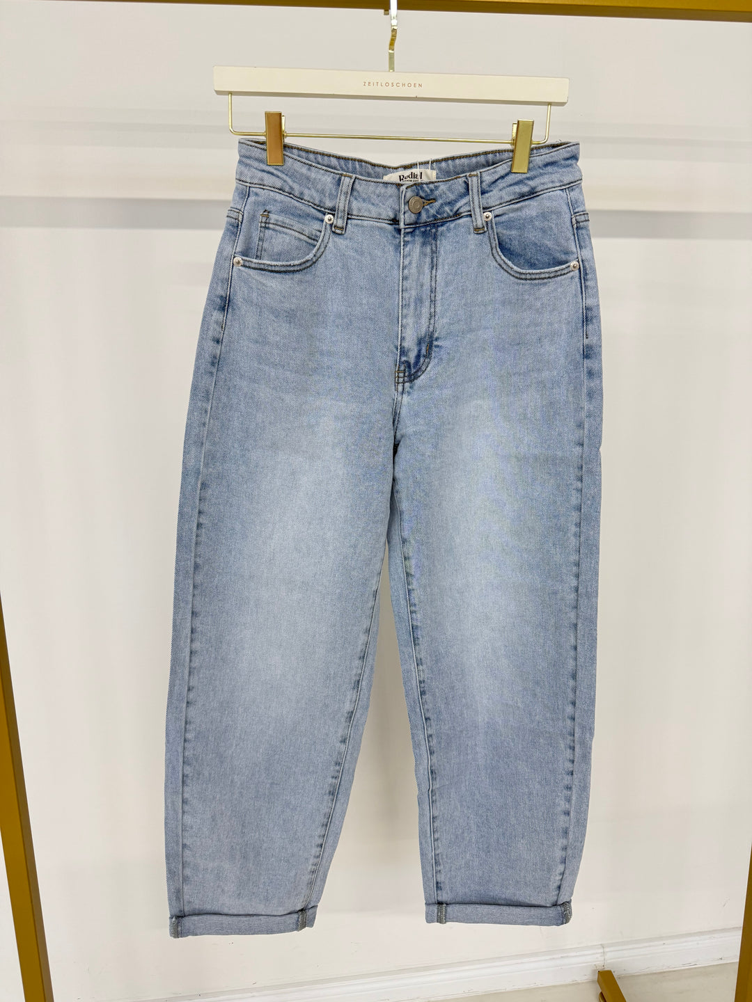LOOSE FIT MOM JEANS NAYLA DENIM BLUE GR.M/38 (B-WARE)