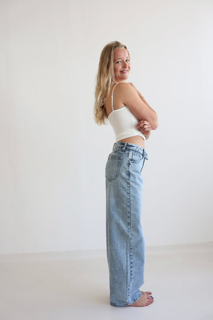 Barrel Waistband Jeans