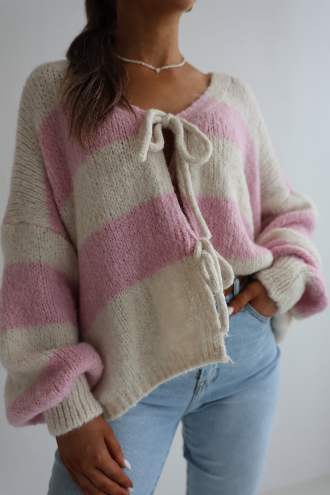 Gestreifter Cardigan Luana