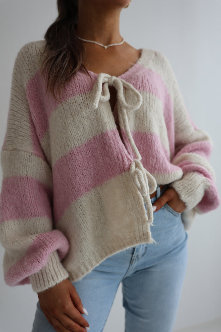 Gestreifter Cardigan Luana